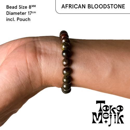 African Bloodstone Bracelet